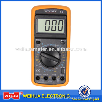 Digitalmultimeter DT9208A mit Temperatur mit LOGIC Test mit Frequenz mit Data Hold